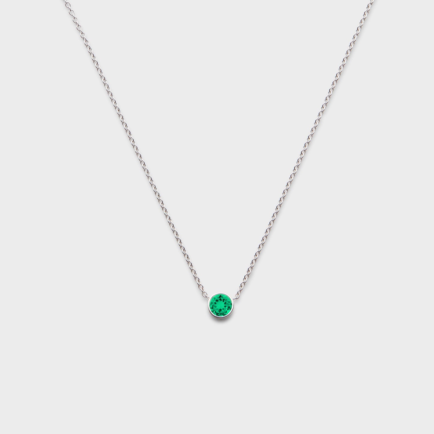 Gemstone Classic Bezel Pendant