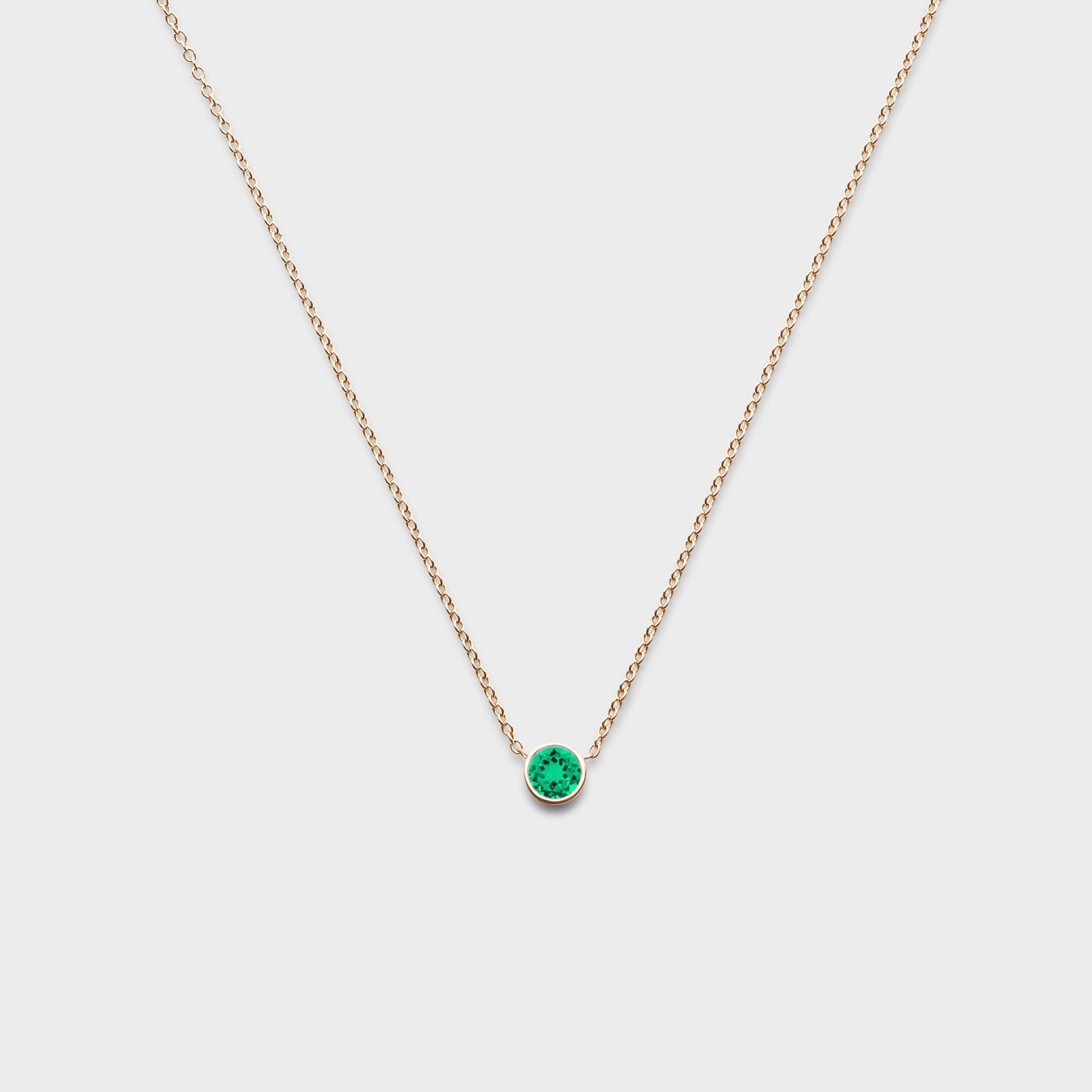 Gemstone Classic Bezel Pendant