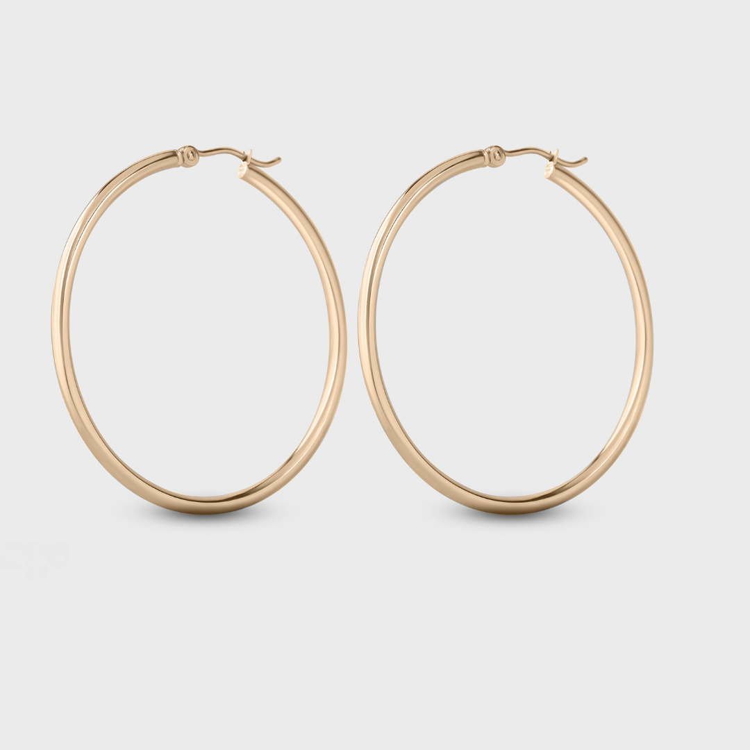 Classic Gold Hoops