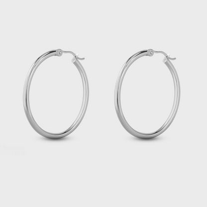 Classic Gold Hoops