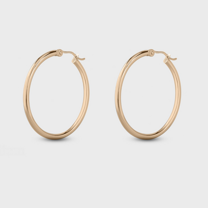 Classic Gold Hoops