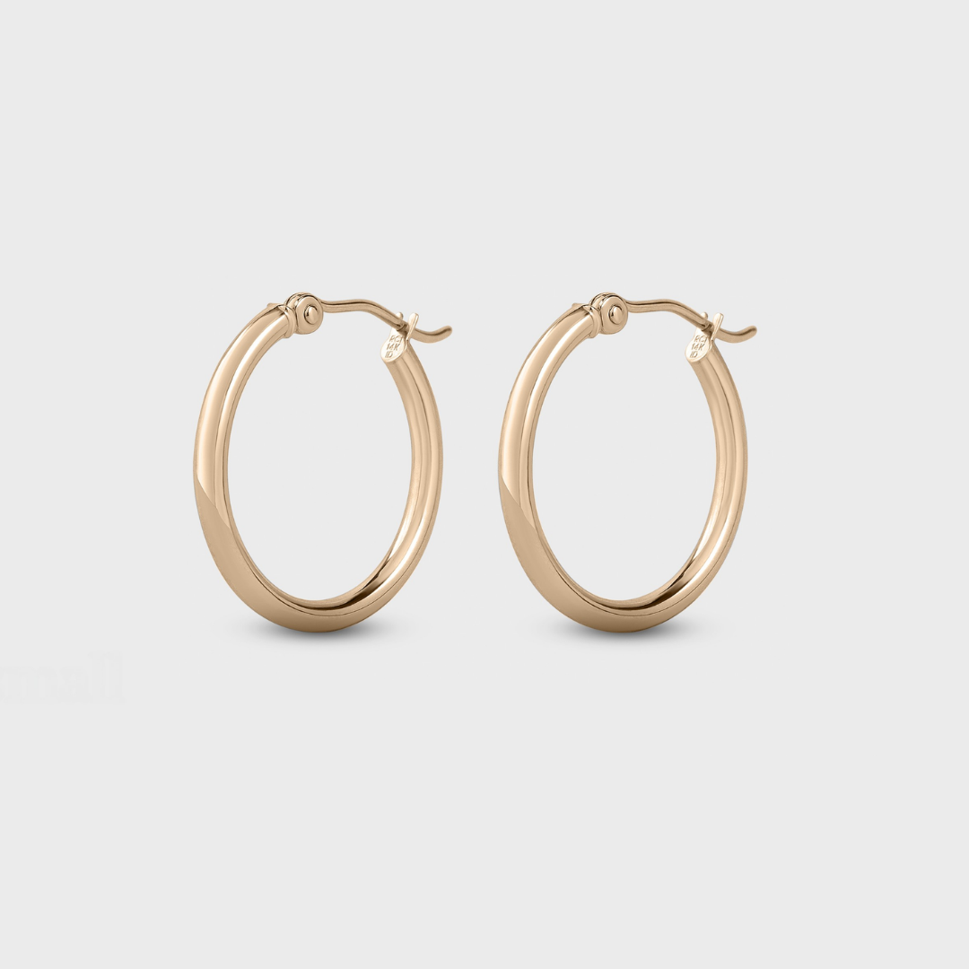 Classic Gold Hoops