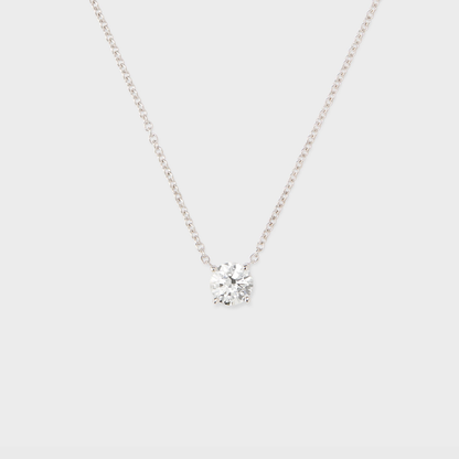 Classic Round Diamond Pendant