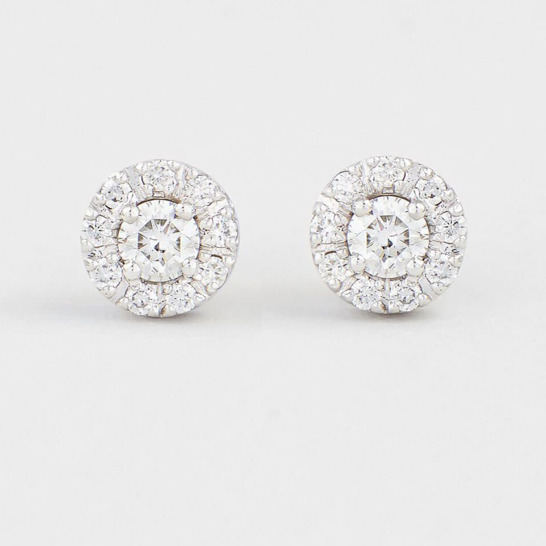 Diamond Cluster Studs