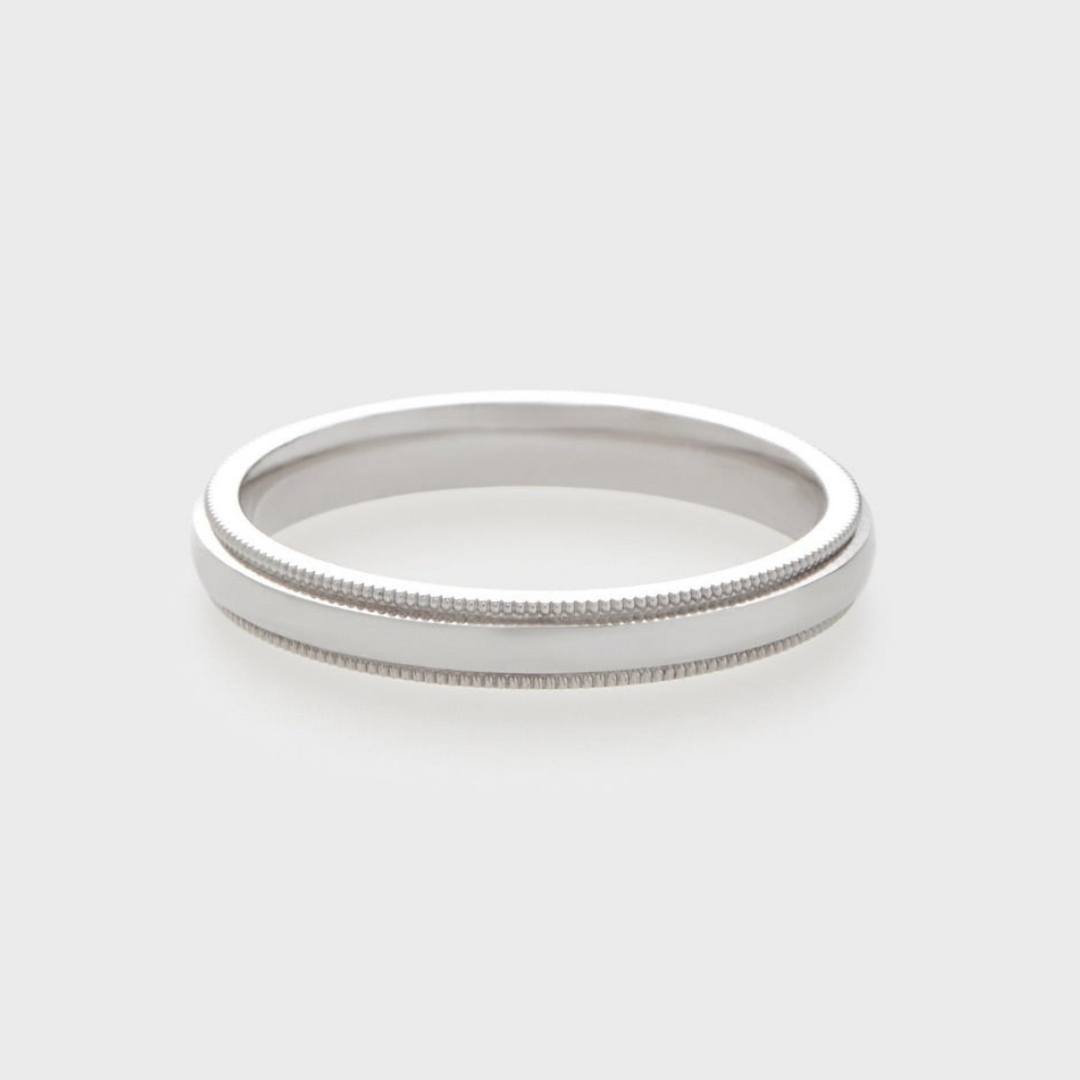 Comfort Fit Milgrain Band