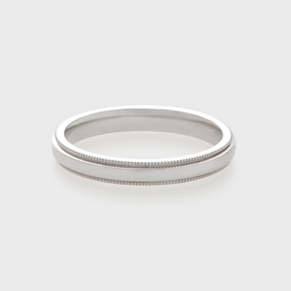 Comfort Fit Milgrain Band