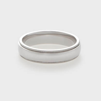 Comfort Fit Milgrain Band