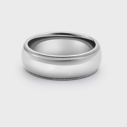 Comfort Fit Milgrain Band