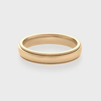 Comfort Fit Milgrain Band