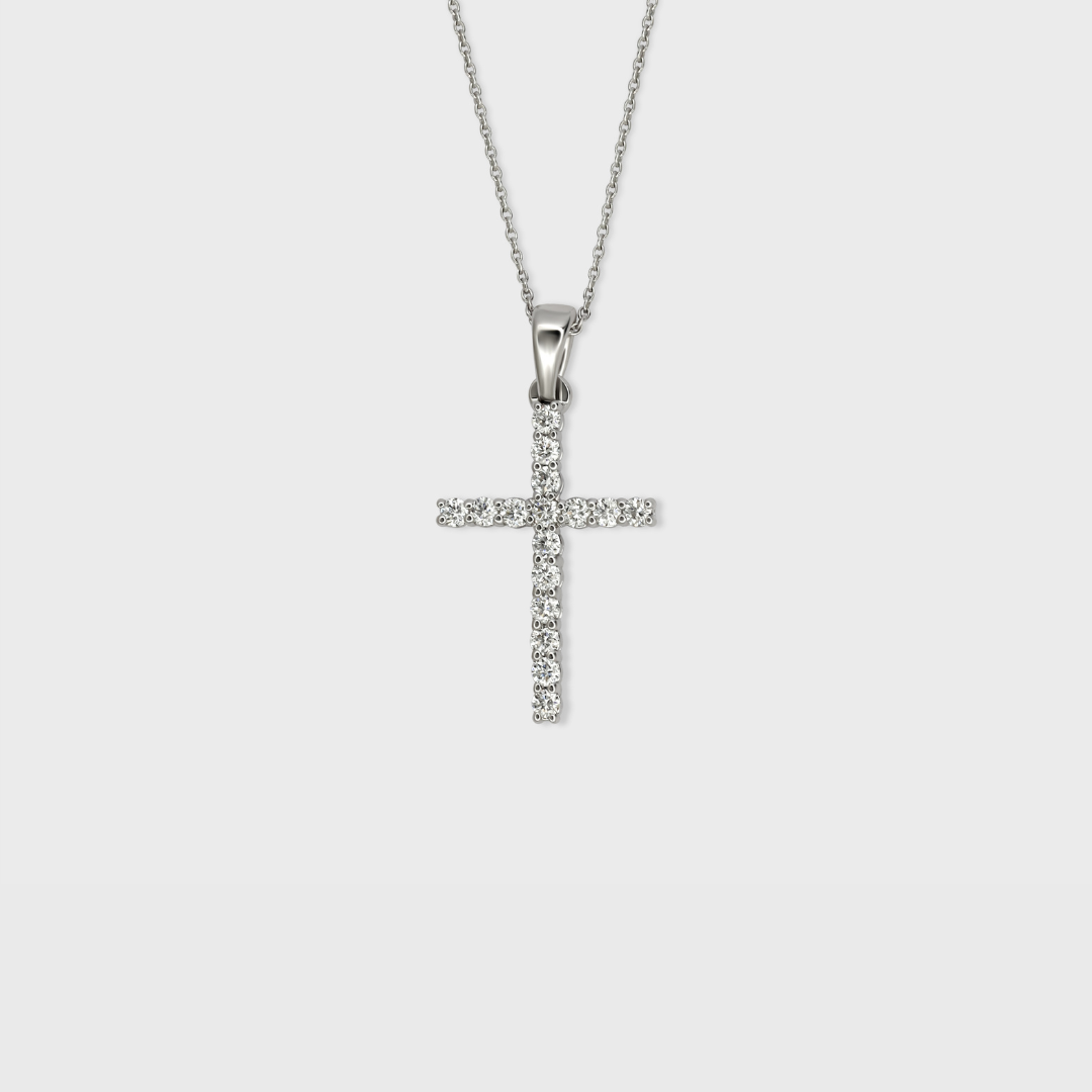 Diamond Cross Pendant
