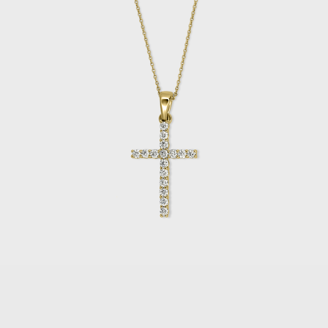 Diamond Cross Pendant