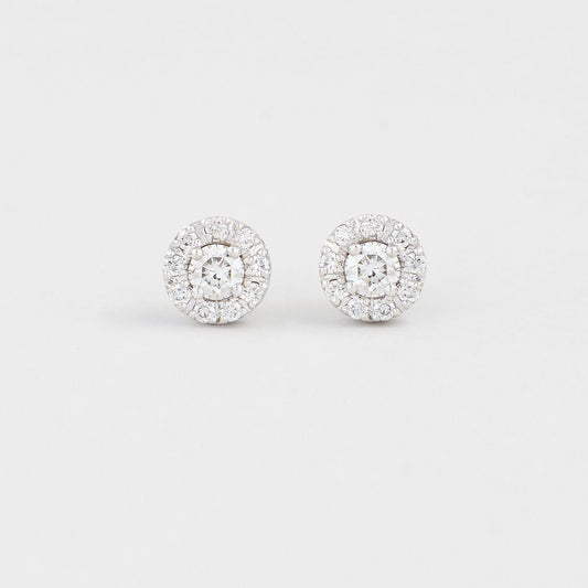 Diamond Cluster Studs