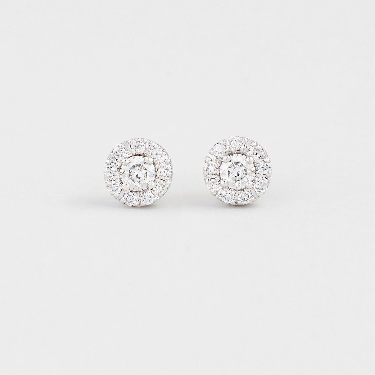 Diamond Cluster Studs - The Clear Cut Collection