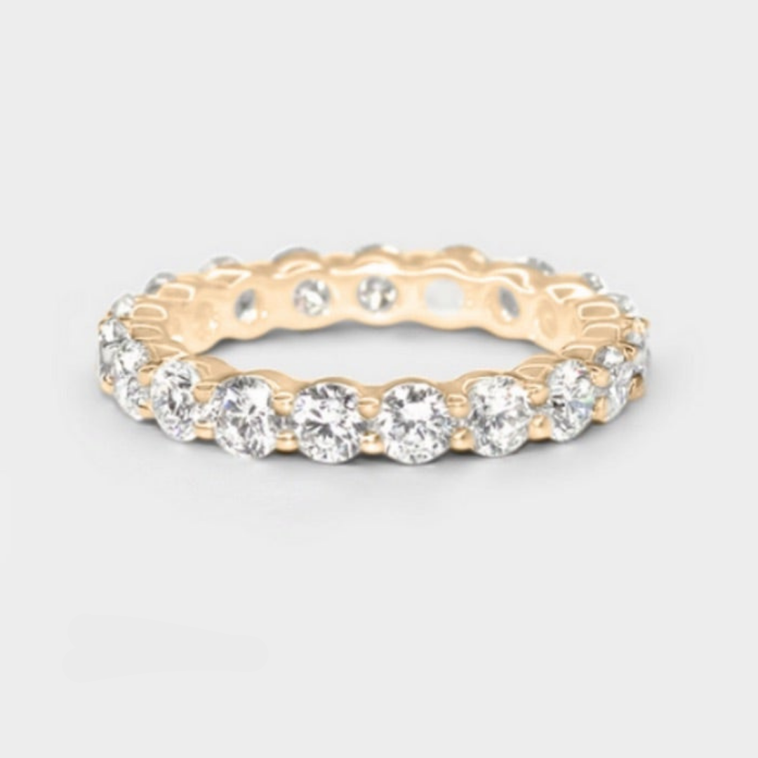 Defined Round Diamond Band