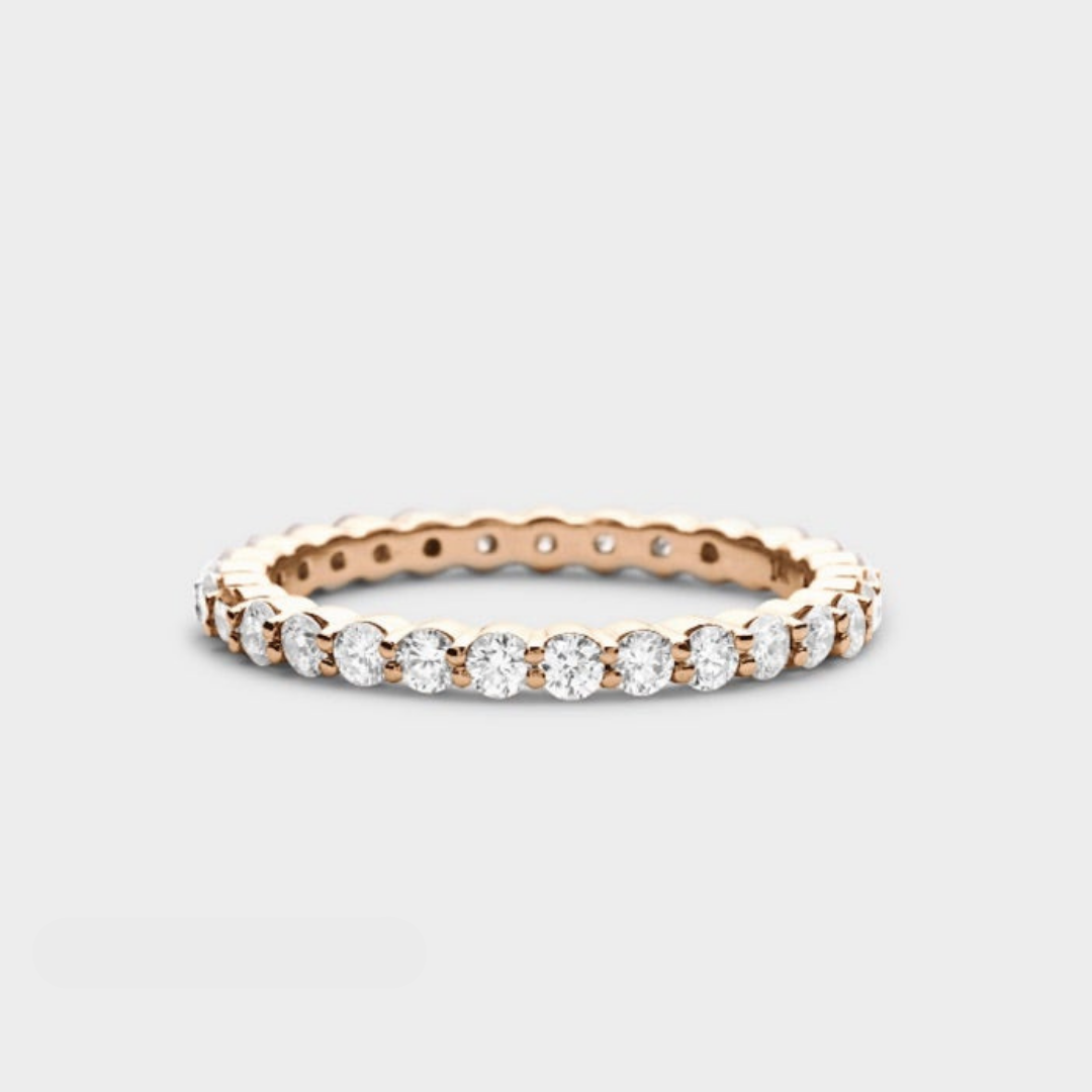Defined Round Diamond Band
