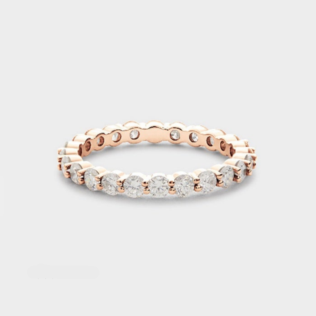 Defined Round Diamond Band