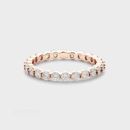 Defined Round Diamond Band