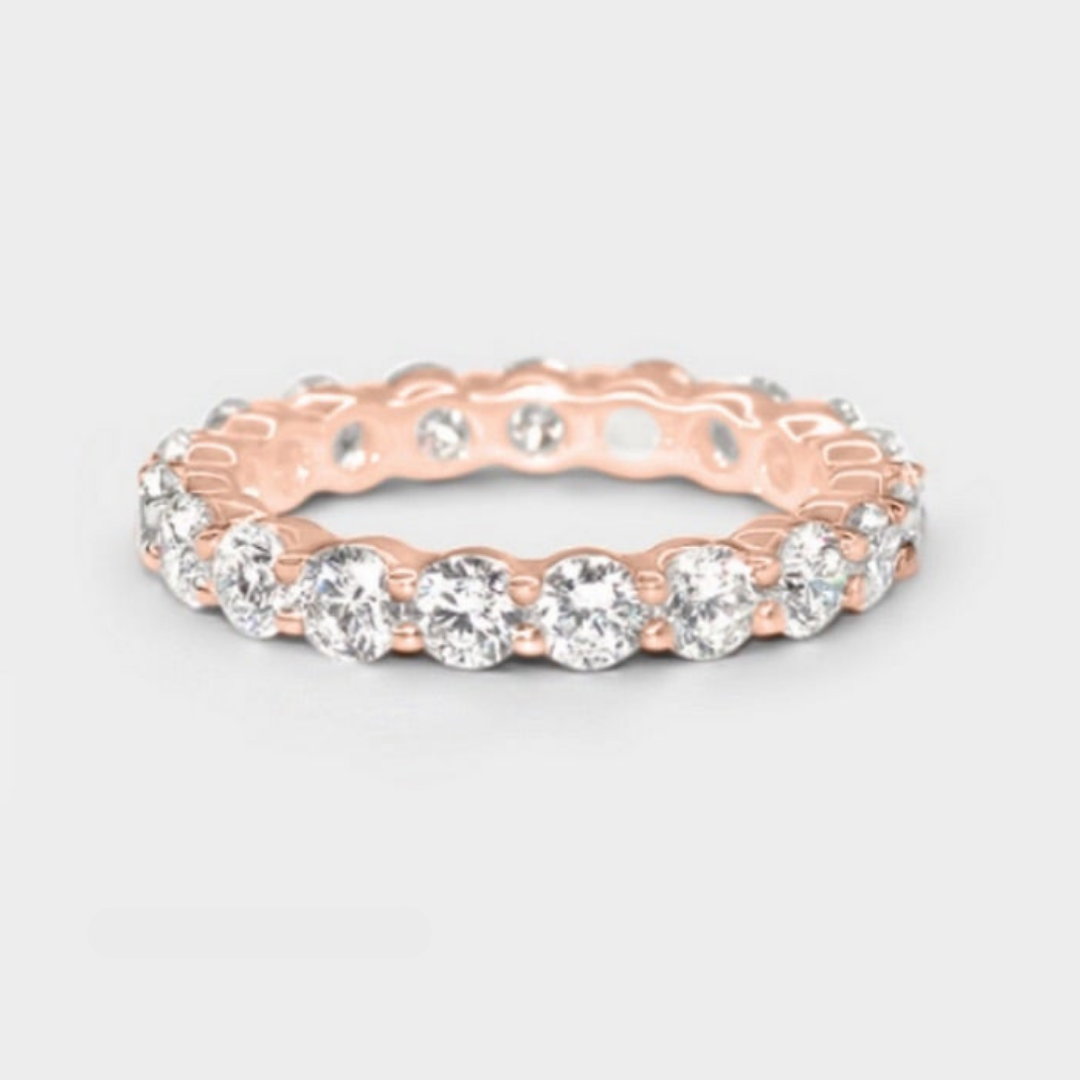 Defined Round Diamond Band