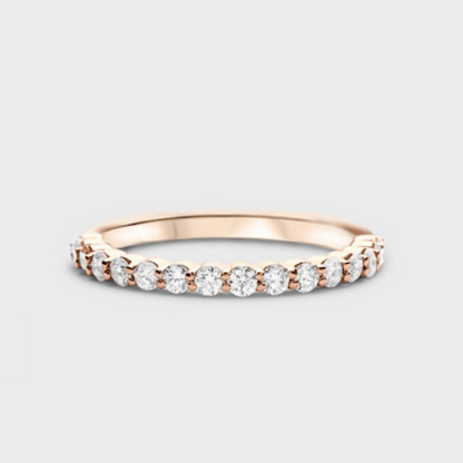 Defined Round Diamond Band
