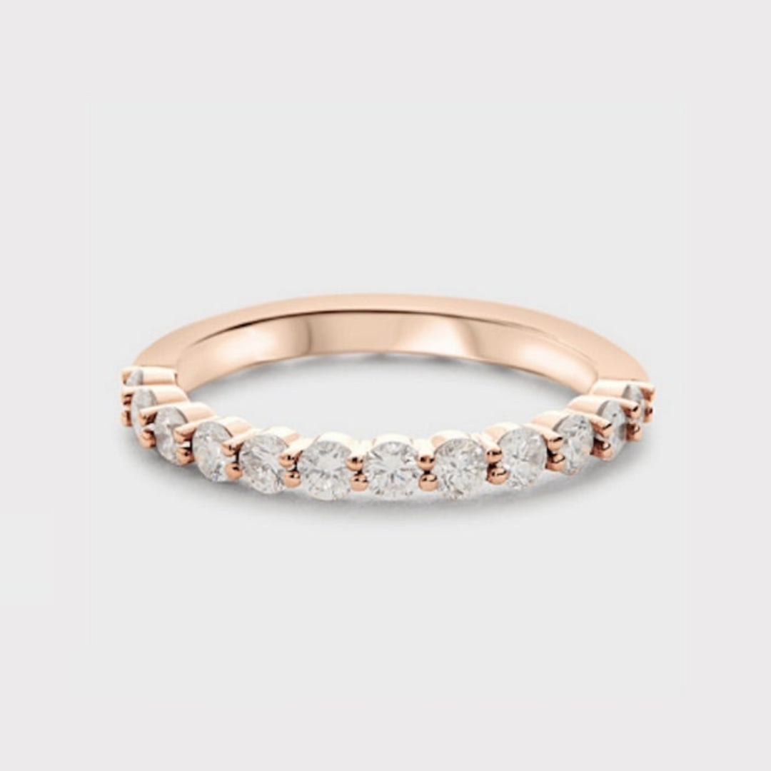 Defined Round Diamond Band