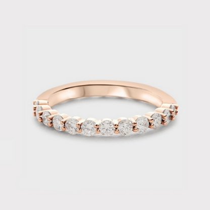 Defined Round Diamond Band