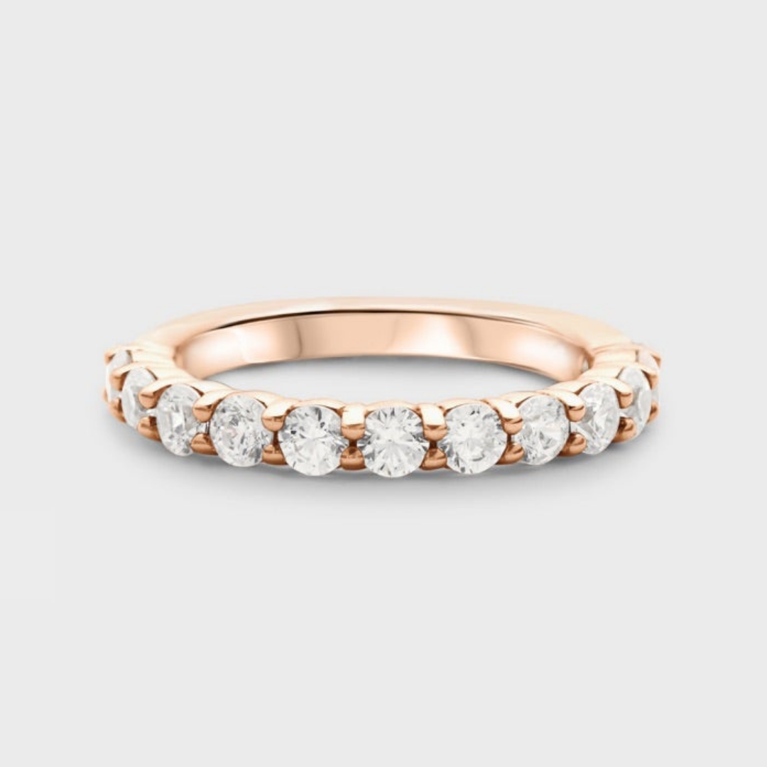 Defined Round Diamond Band