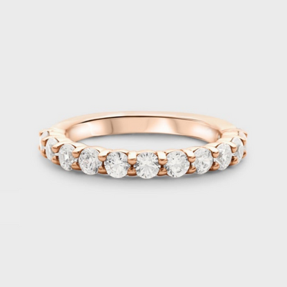 Defined Round Diamond Band
