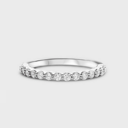 Defined Round Diamond Band