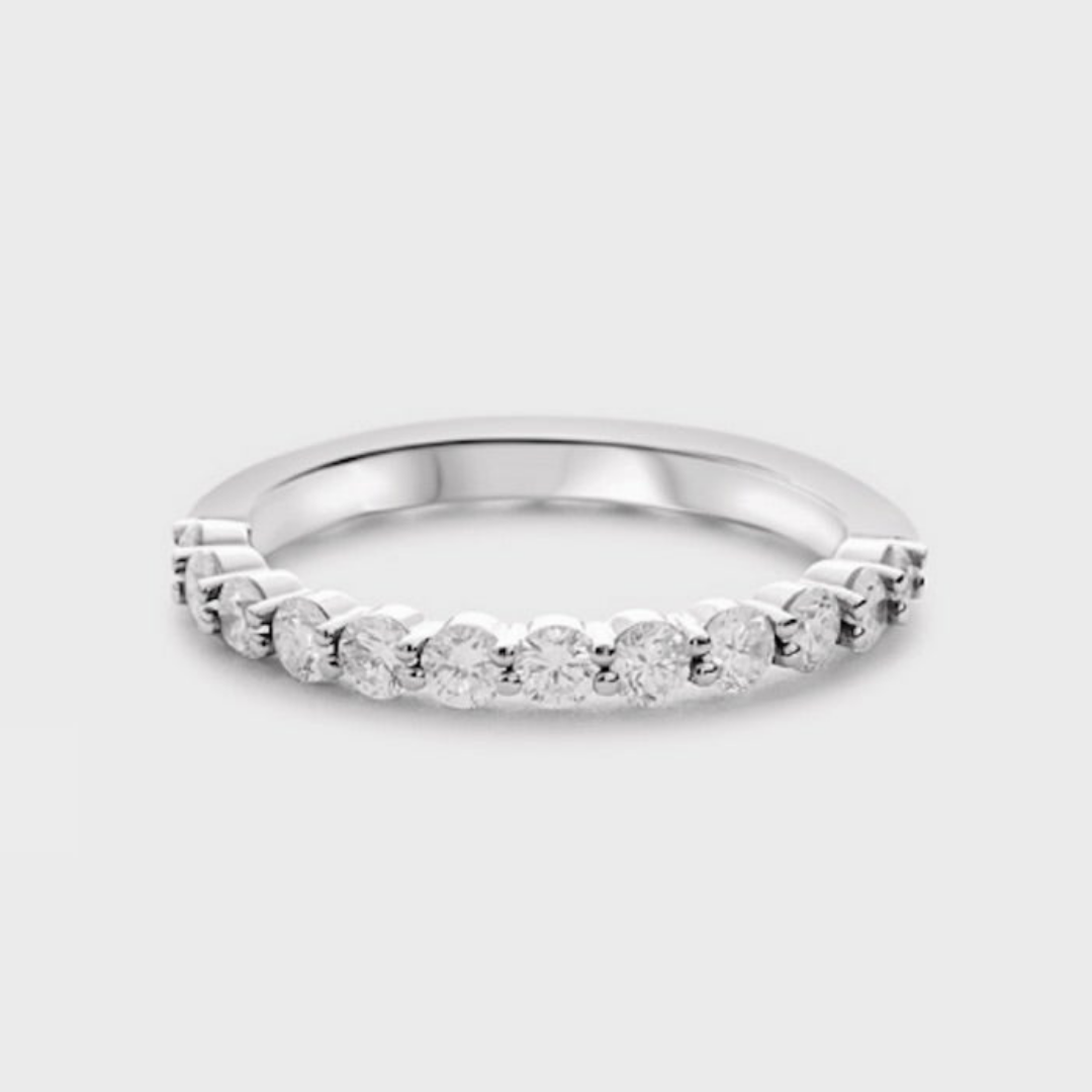 Defined Round Diamond Band