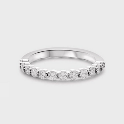 Defined Round Diamond Band