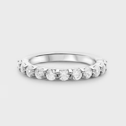 Defined Round Diamond Band