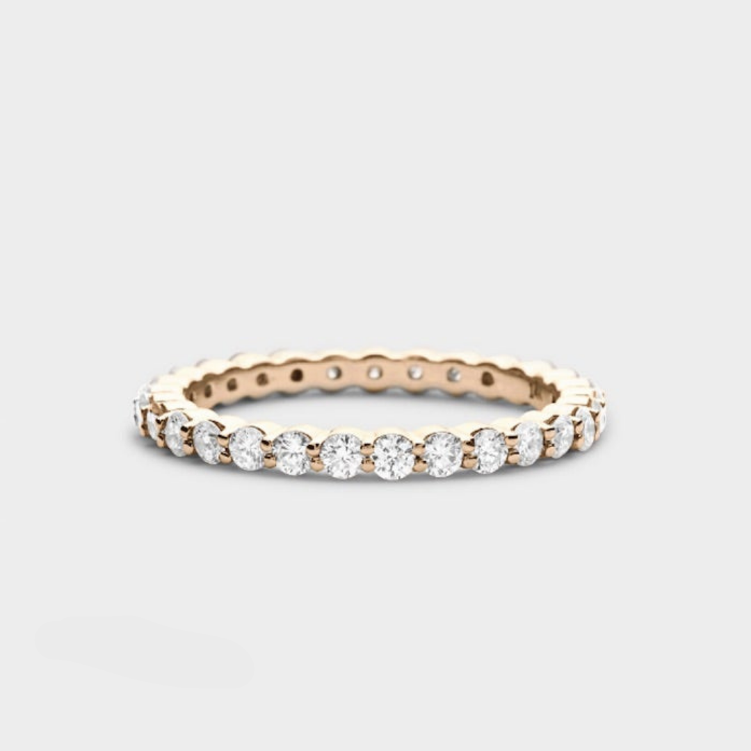 Defined Round Diamond Band