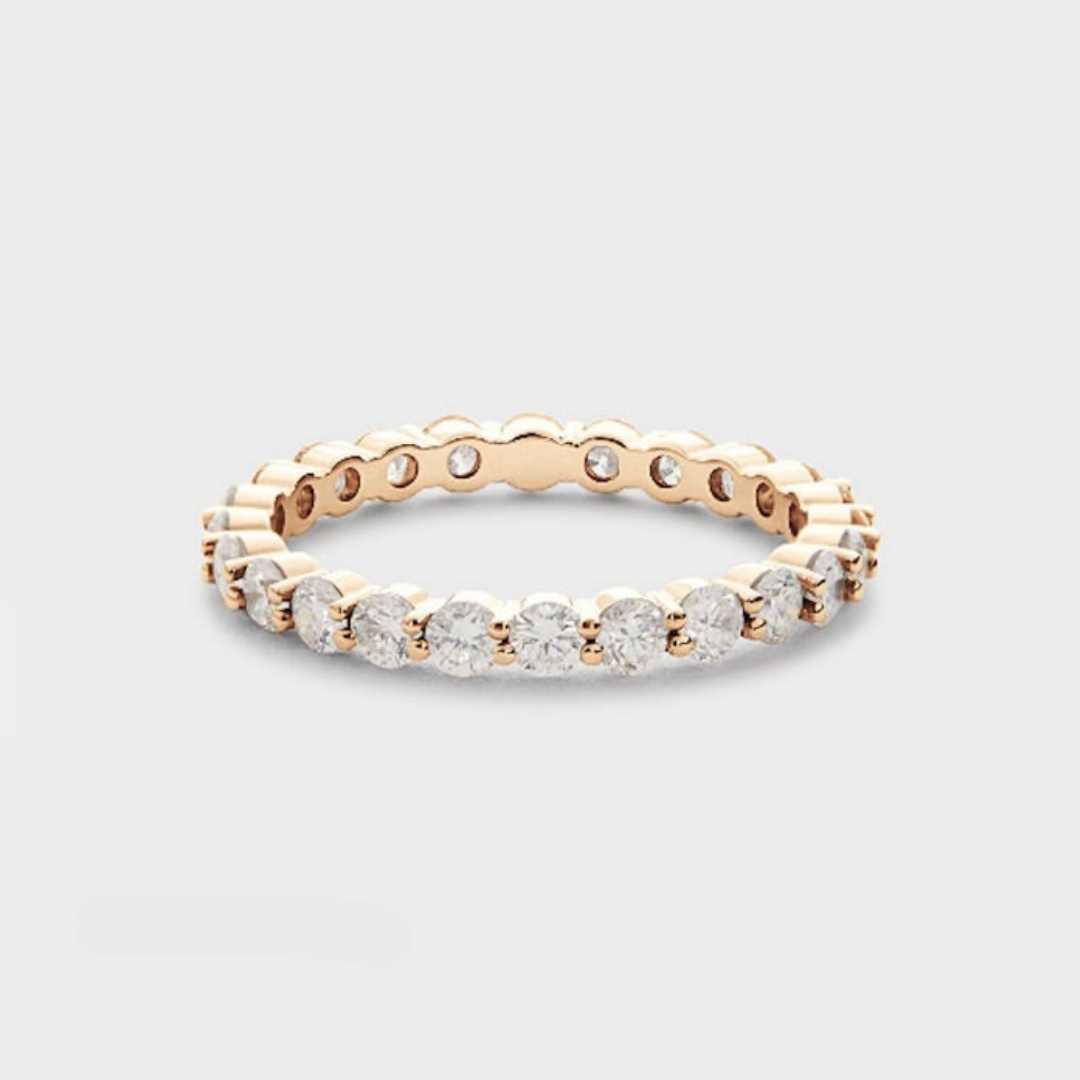 Defined Round Diamond Band
