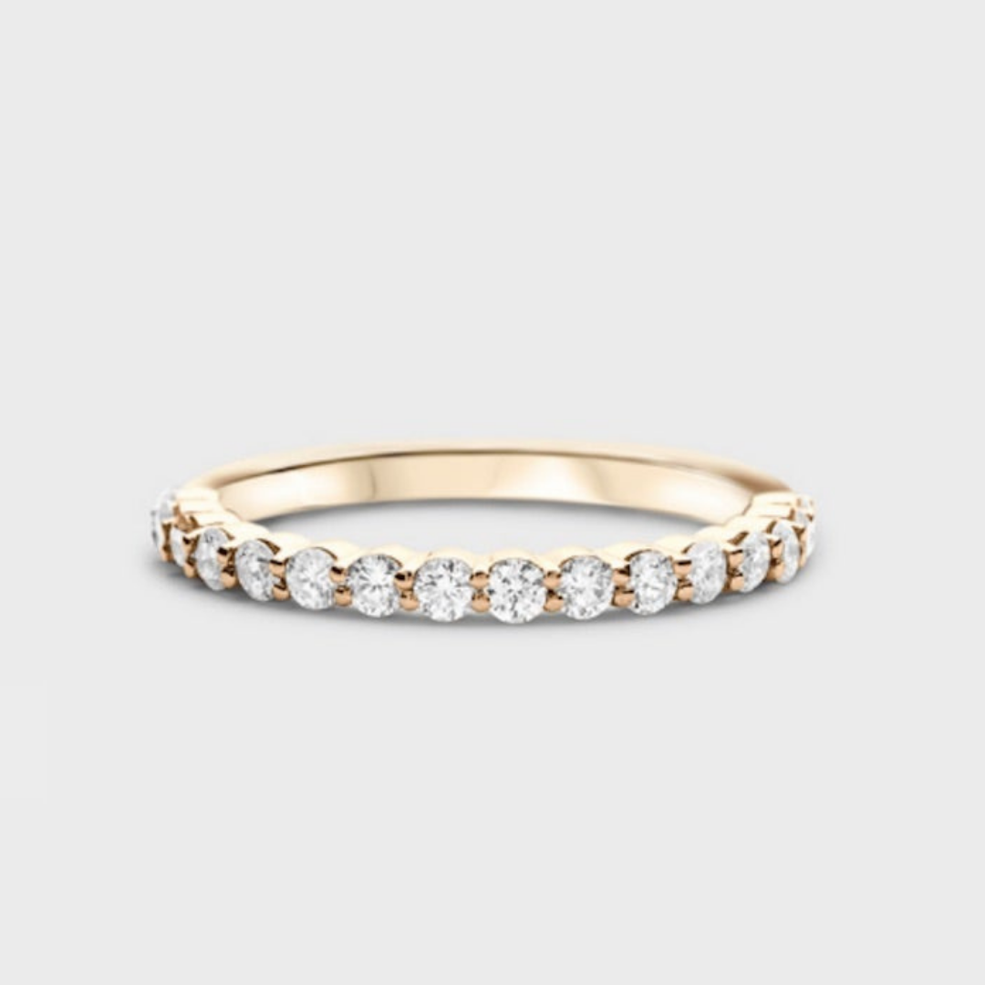 Defined Round Diamond Band