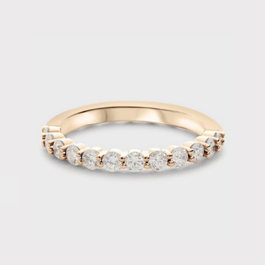 Defined Round Diamond Band