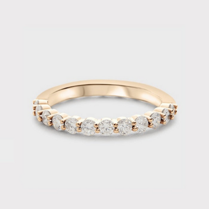 Defined Round Diamond Band