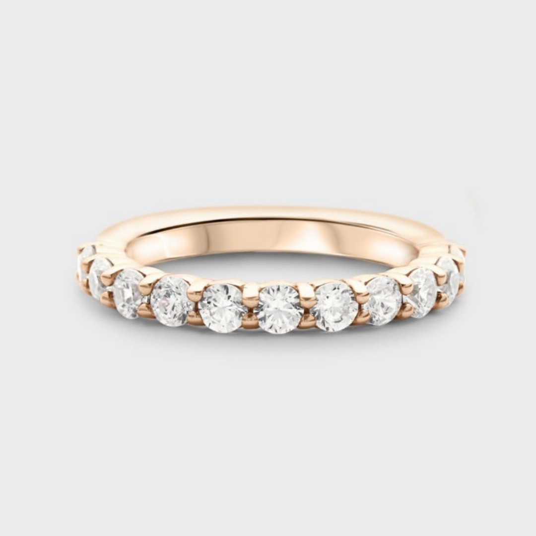 Defined Round Diamond Band