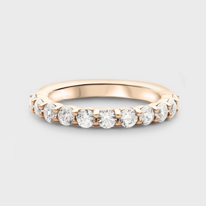 Defined Round Diamond Band