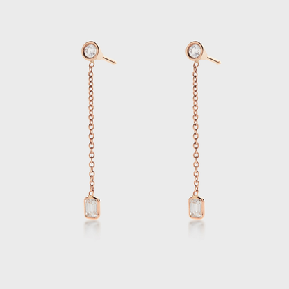 Downtown Diamond Drop Earrings