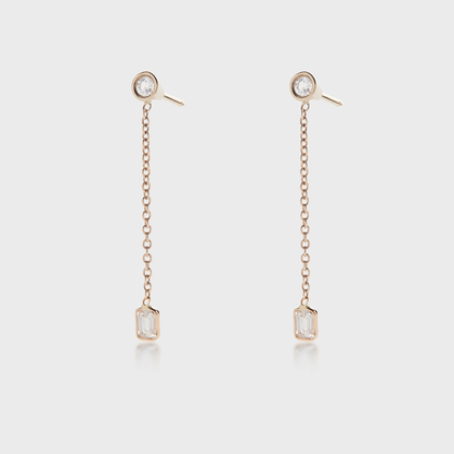 Downtown Diamond Drop Earrings
