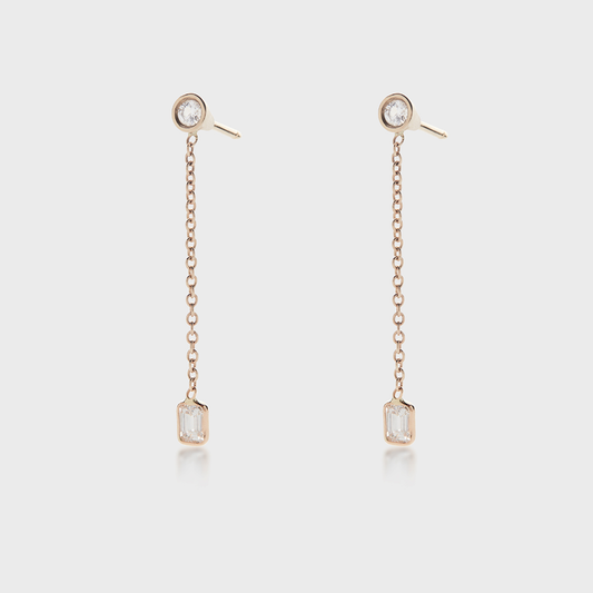 Downtown Diamond Drop Earrings