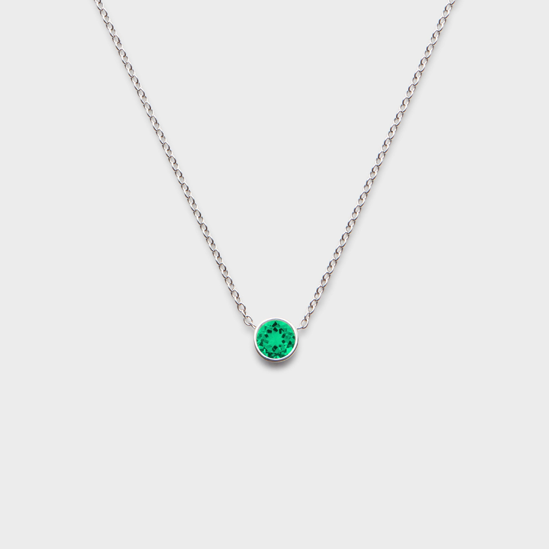 Gemstone Classic Bezel Pendant