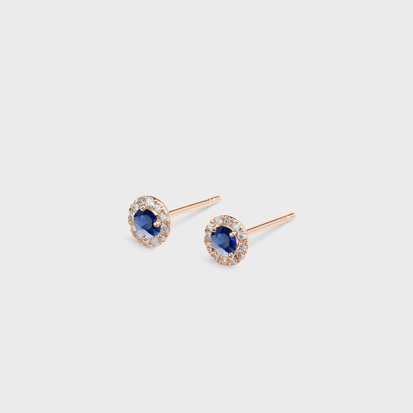 Gemstone Halo Studs