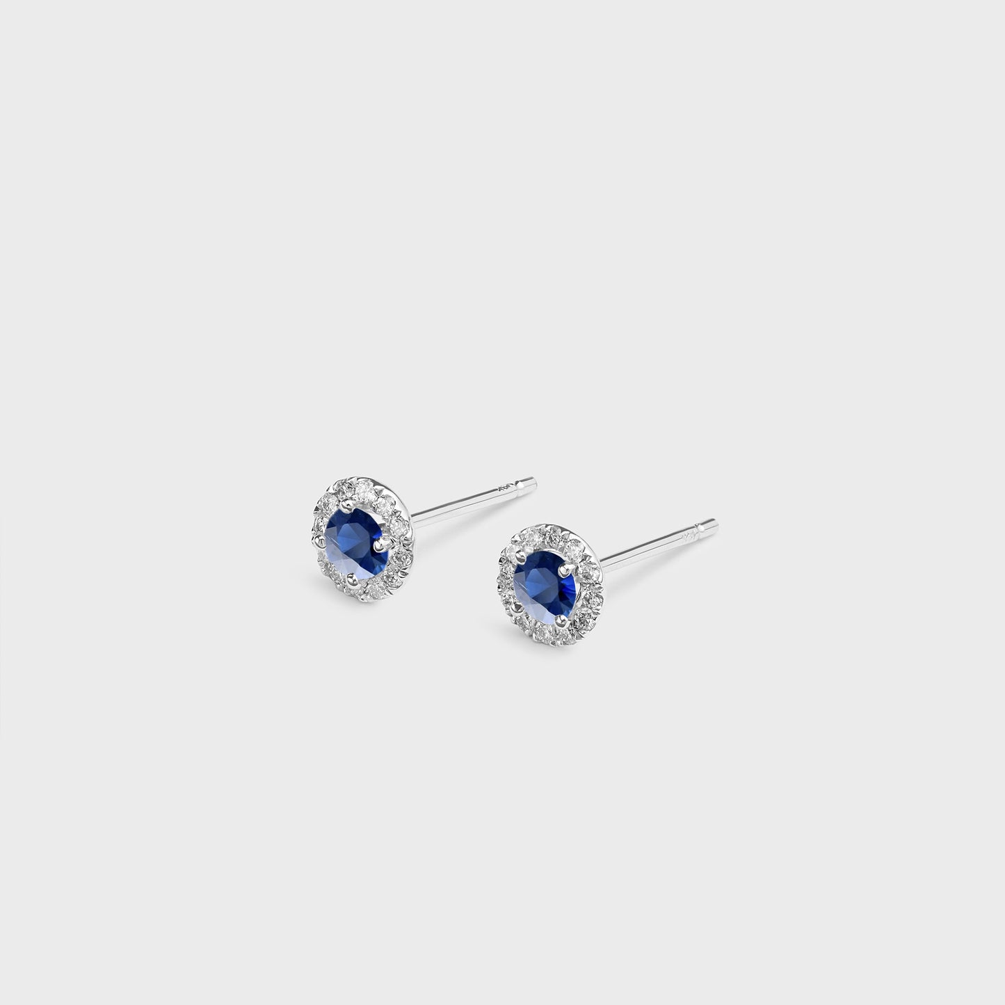 Gemstone Halo Studs