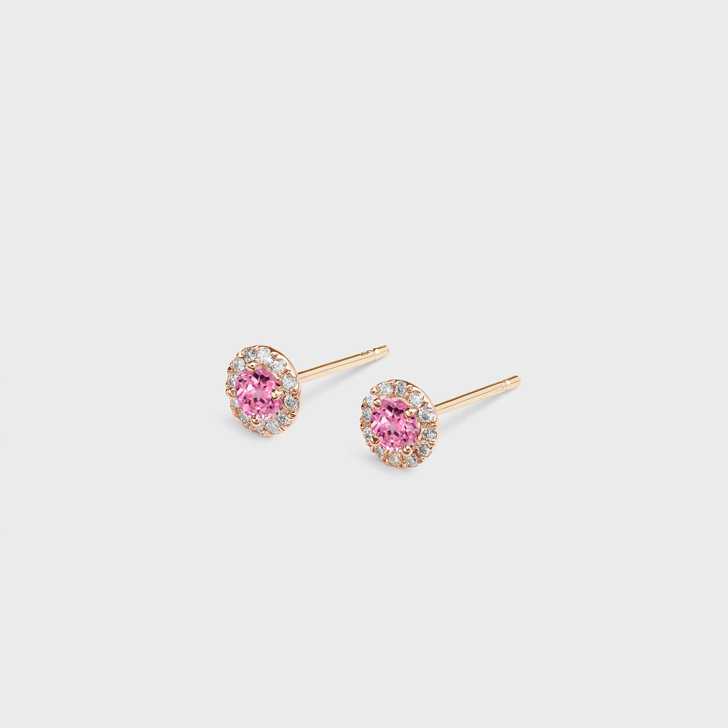 Gemstone Halo Studs