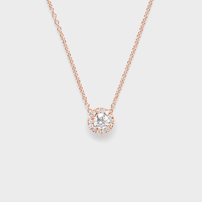 Diamond Halo Pendant