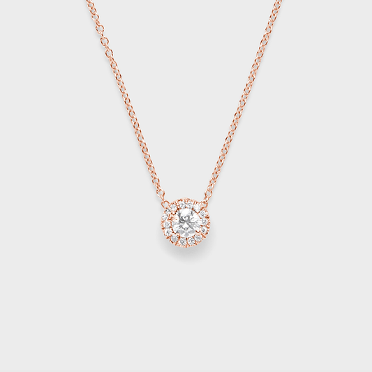 Diamond Halo Pendant