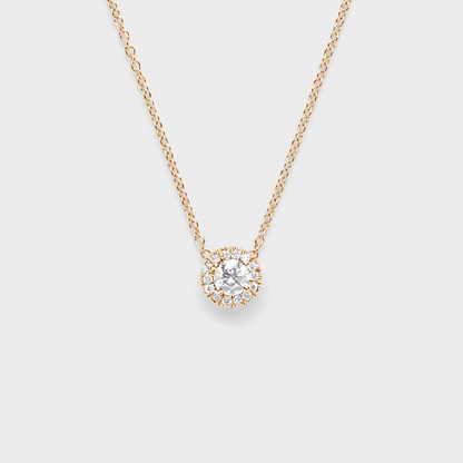 Diamond Halo Pendant