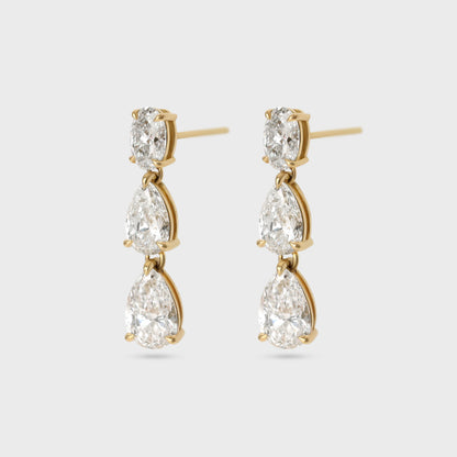 Cascade Diamond Earrings