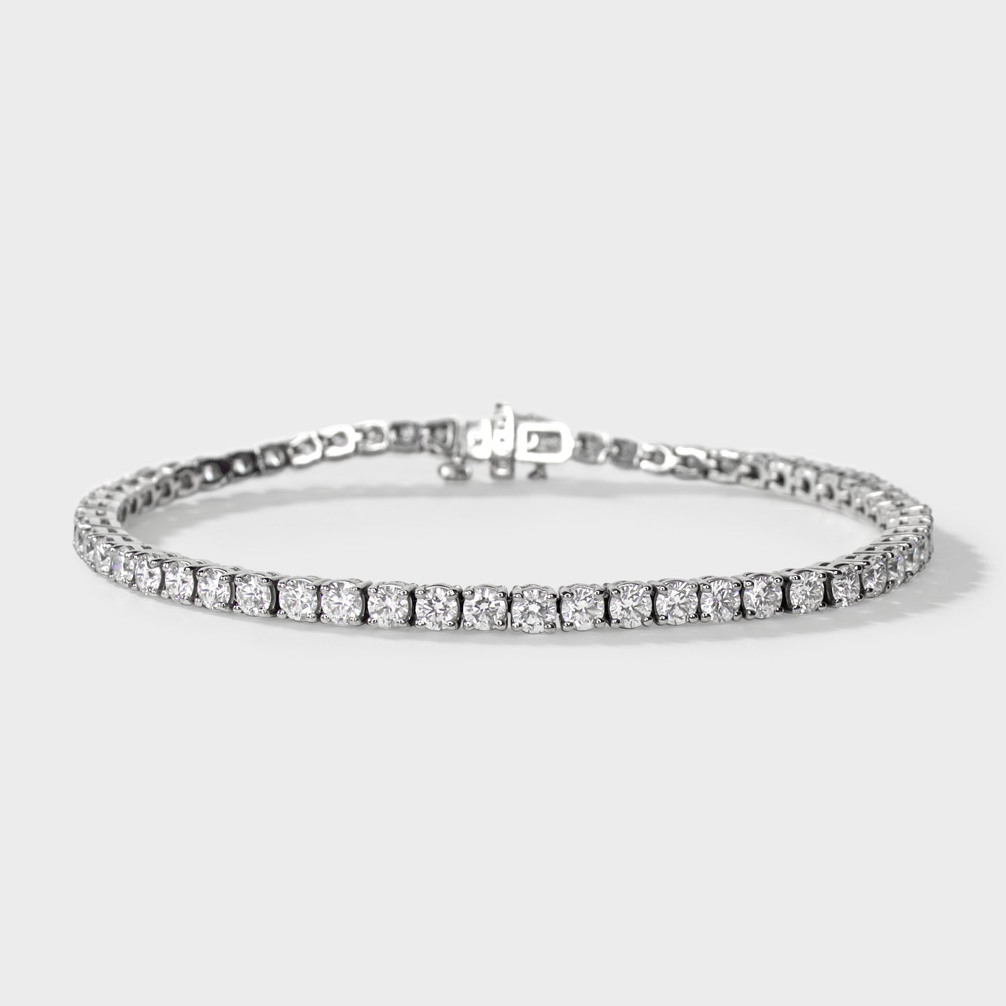 Platinum 5.80ctw Diamond Tennis Bracelet